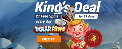 Limited Bonus from King Billy 23-25.12.19